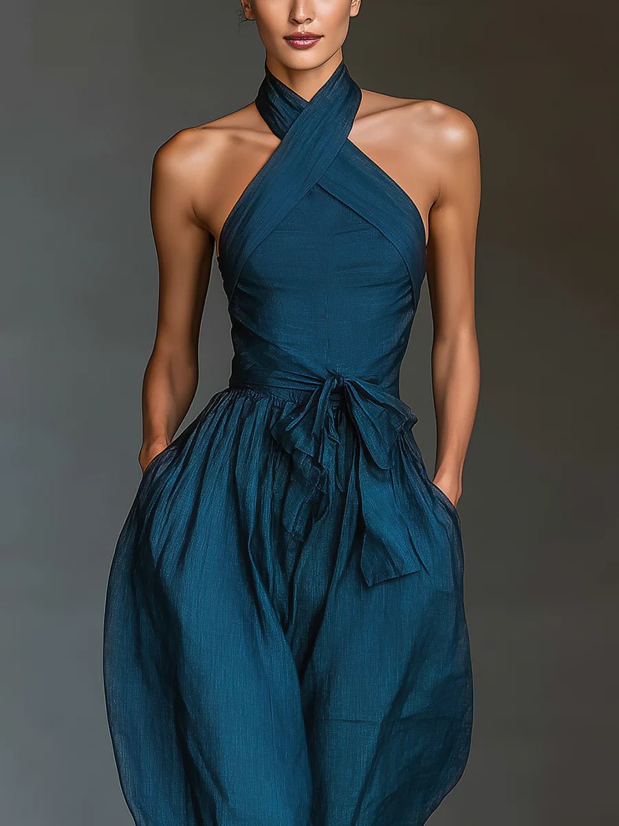 MOLLIE | Jumpsuit with wide-leg fit - Liora Melbourne