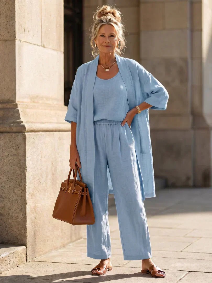 LORRIN | Three-piece set with relaxed silhouette - Liora Melbourne