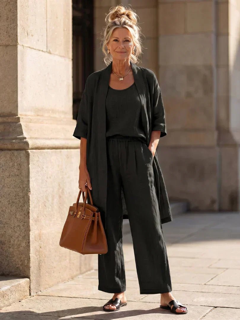 LORRIN | Three-piece set with relaxed silhouette - Liora Melbourne