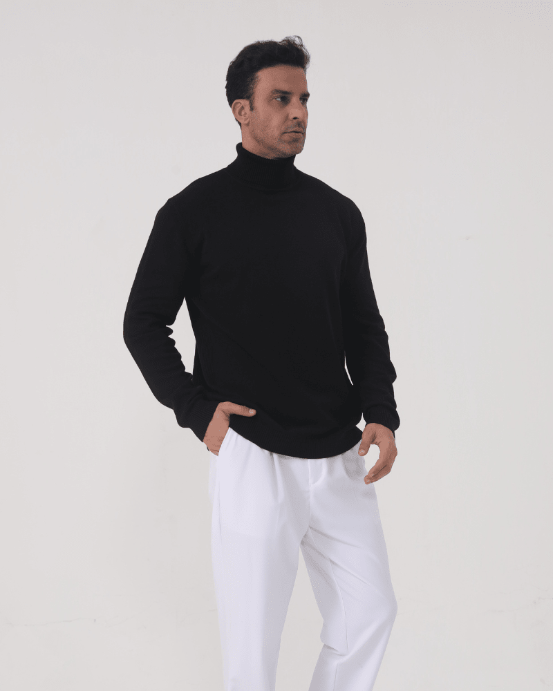 LUCA | Turtleneck jumper with slim fit - Liora Melbourne