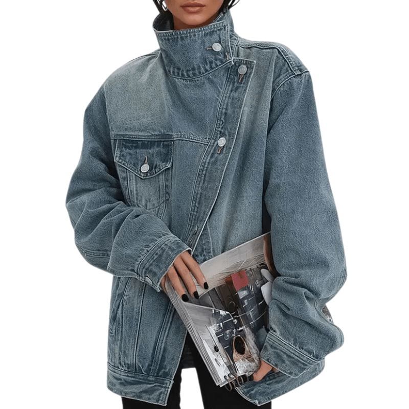 JACKIE | Jacket with asymmetric button detail - Liora Melbourne