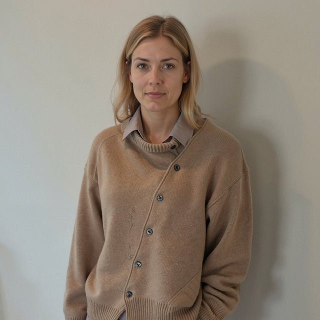 OLIVIA | Gilet with asymmetric button closure - Liora Melbourne