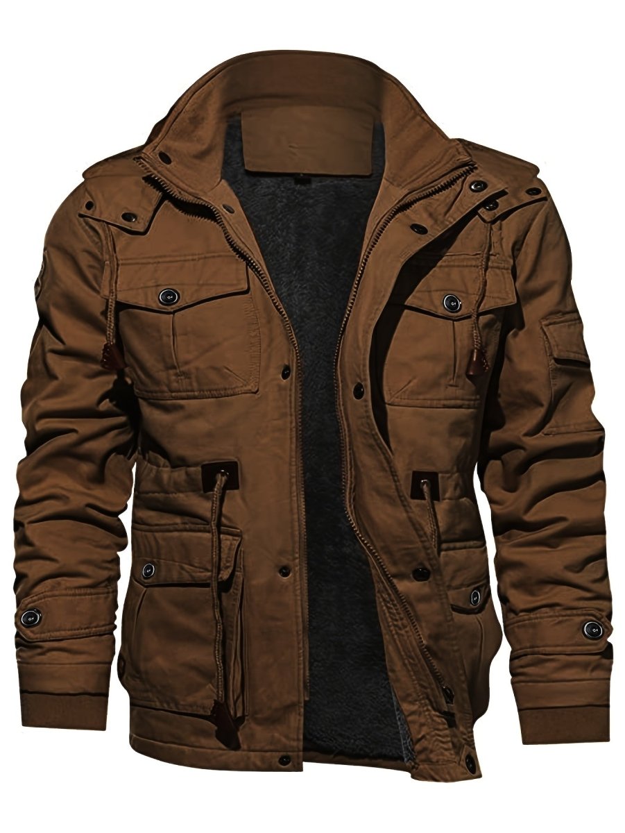 EVAN | Long men's coat with hood - Liora Melbourne
