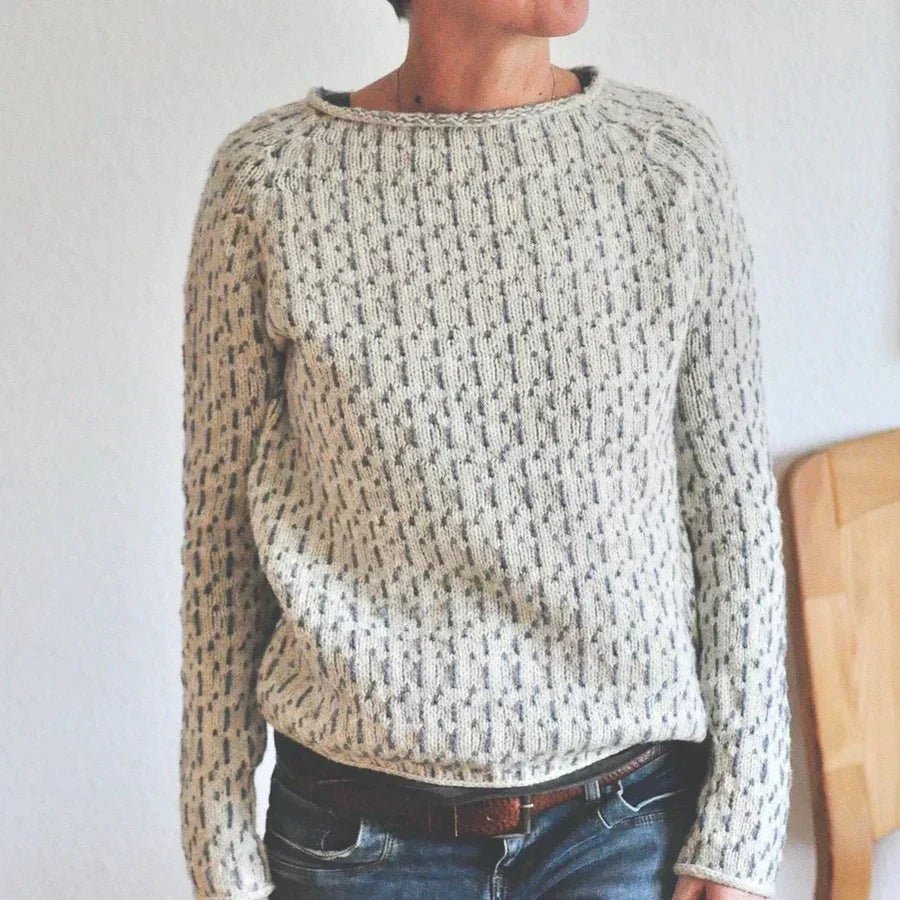 MATILDA | Knitted jumper with minimalist design - Liora Melbourne