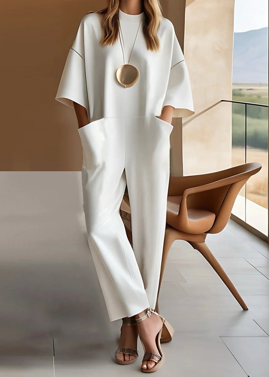 EMMY | Jumpsuit with straight-leg trousers - Liora Melbourne