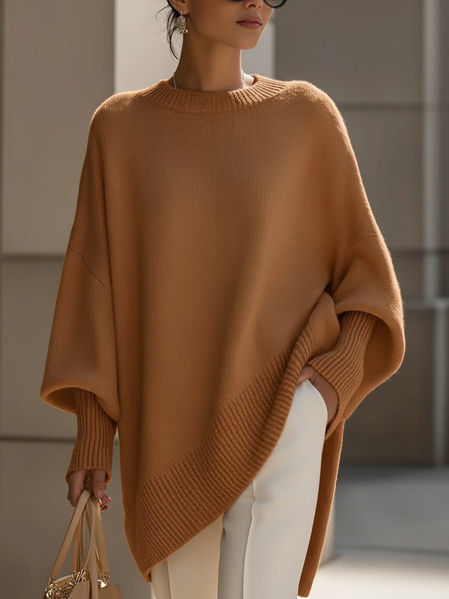 SIENNA | Oversized jumper with ribbed neckline - Liora Melbourne