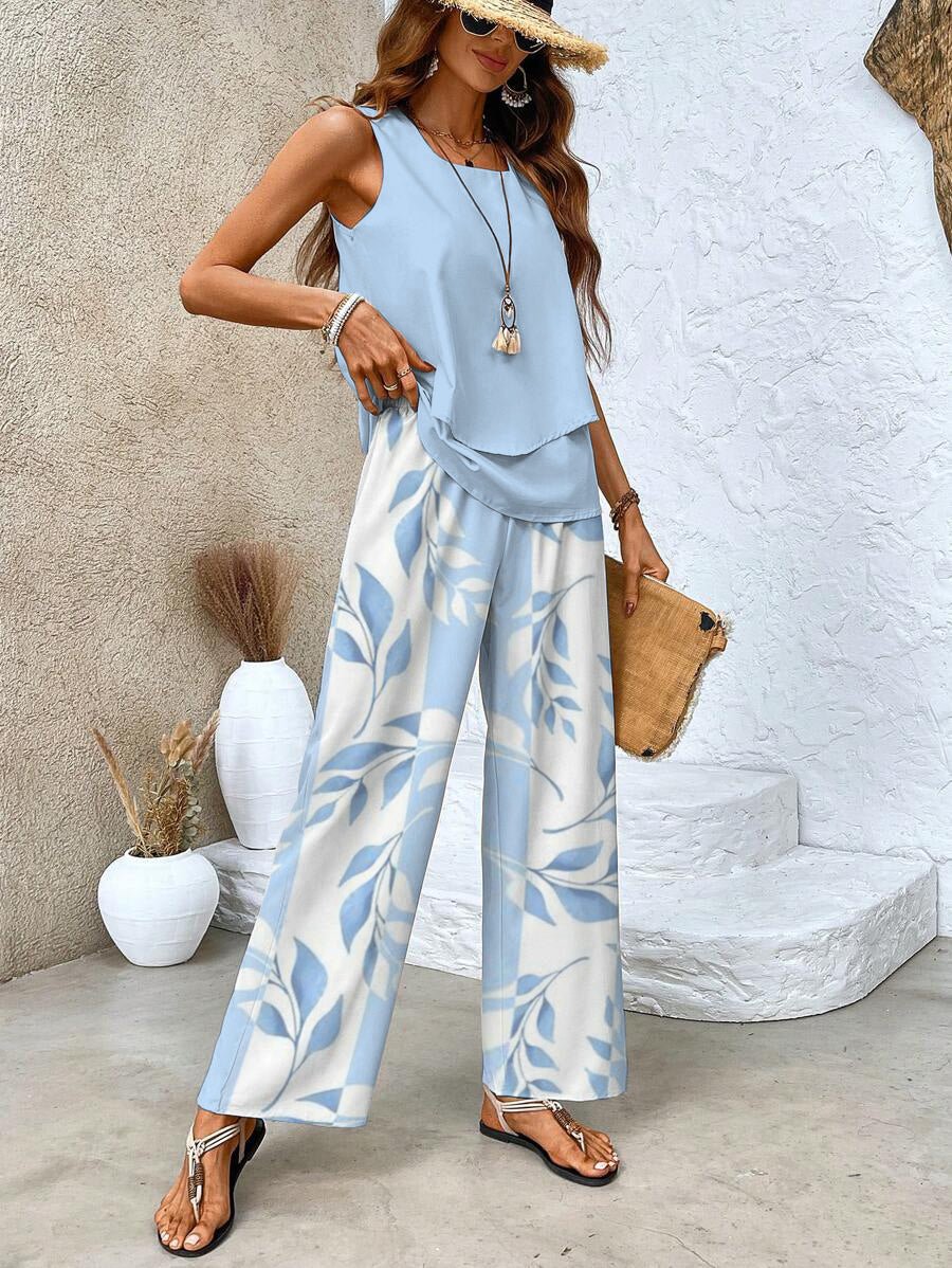 JULIETTE | Set with wide-leg pants - Liora Melbourne