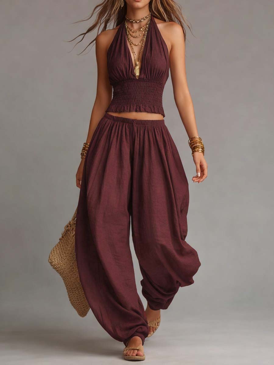 DANNA | Set with harem pants - Liora Melbourne