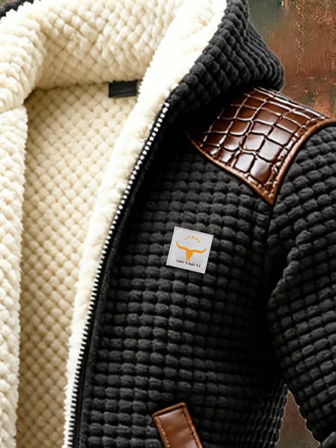TORVIJAN | Hooded jacket with structured texture - Liora Melbourne