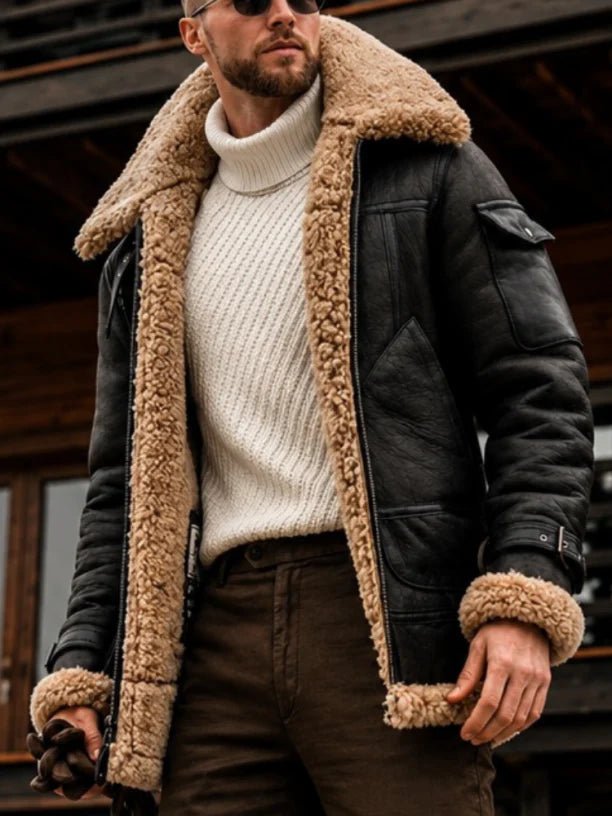 ARLO | Sherpa coat with lambswool lining - Liora Melbourne