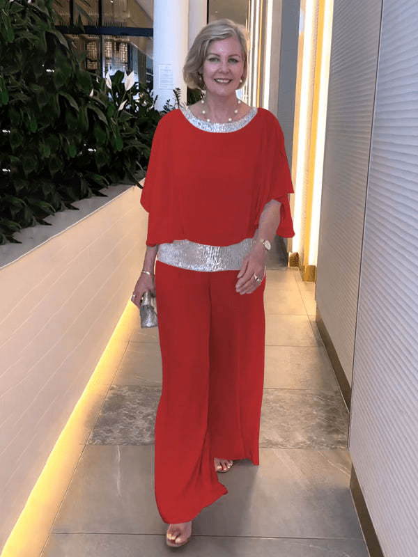 NESSA | Set with wide-leg trousers - Liora Melbourne