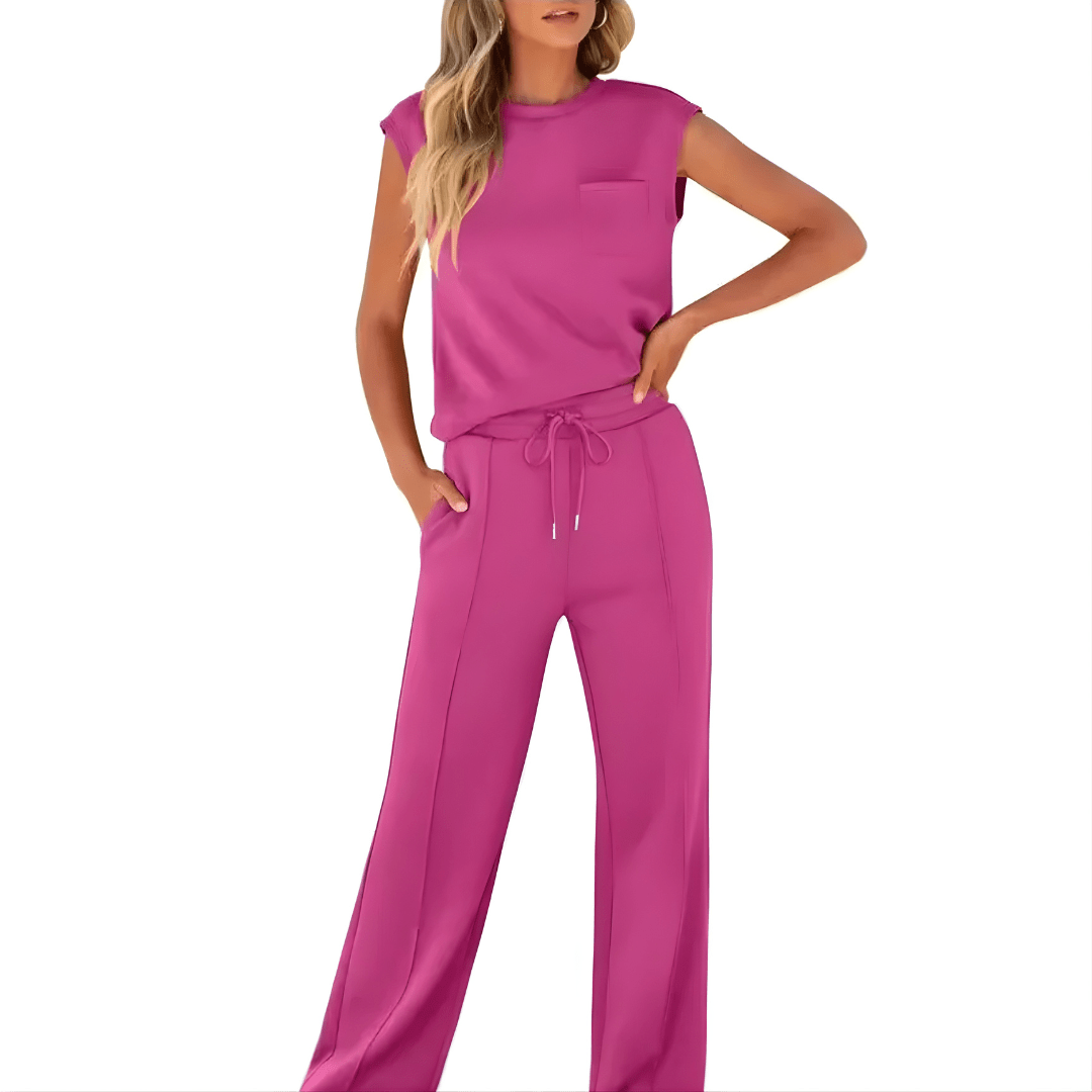 TAYLOR | Set with wide-leg pants - Liora Melbourne
