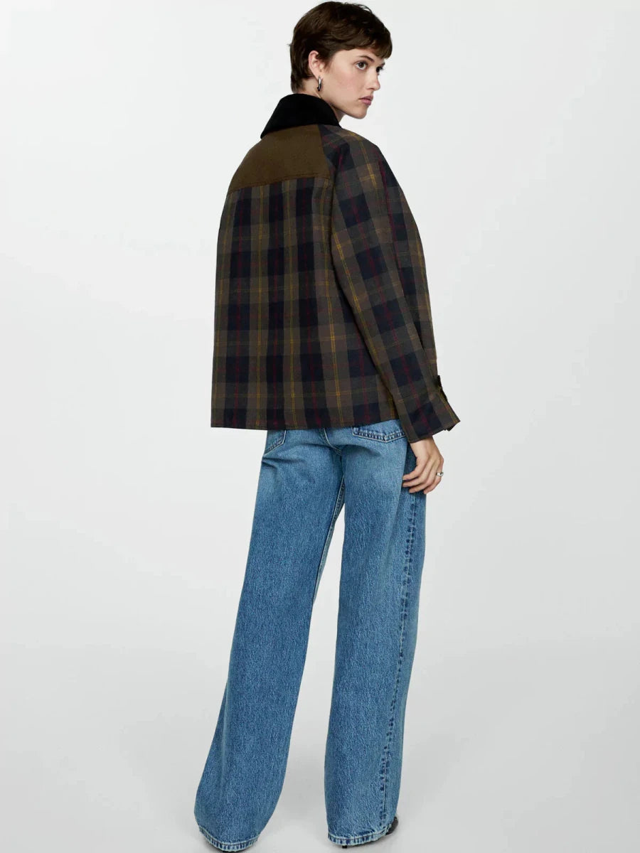 WILLOW | Jacket with plaid pattern - Liora Melbourne