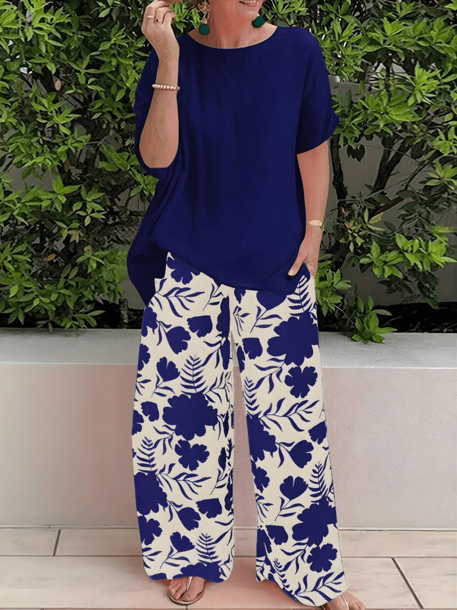 AURORA | Set with wide-leg pants - Liora Melbourne