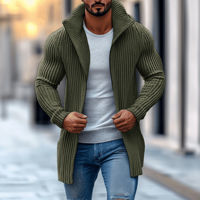 LUCA | Knit cardigan with stripe detail - Liora Melbourne