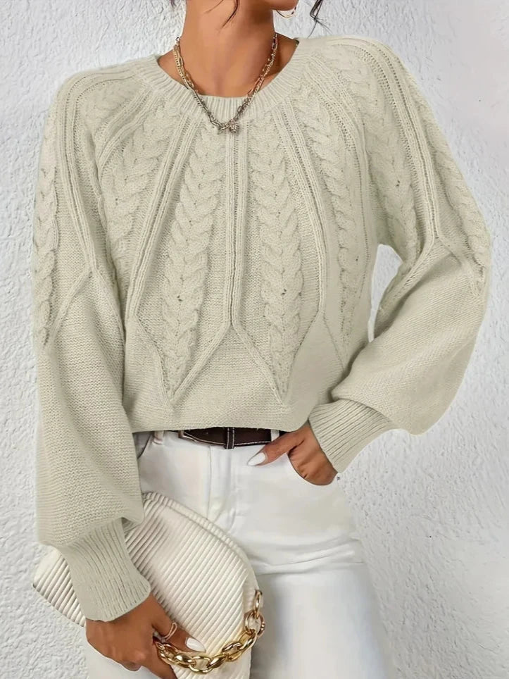 LILY | Knitted jumper with a fitted silhouette - Liora Melbourne
