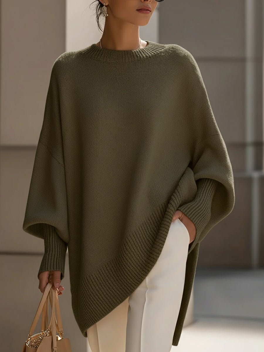 NOVA | Oversized jumper with ribbed trim - Liora Melbourne