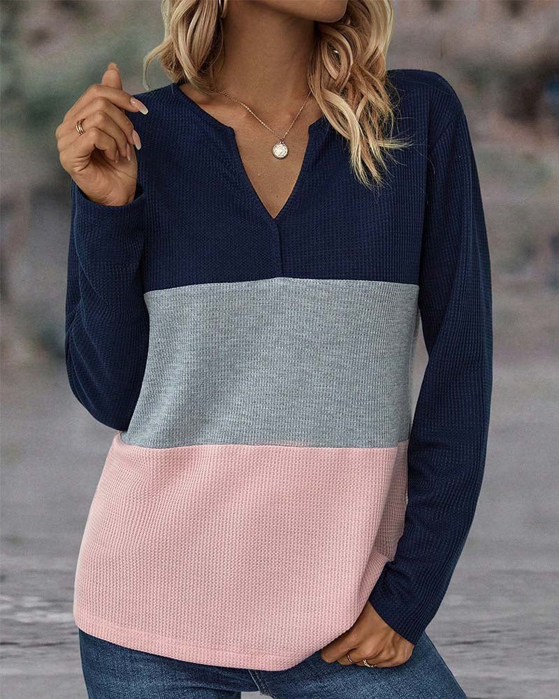 POPPY | Top with colour-block print - Liora Melbourne
