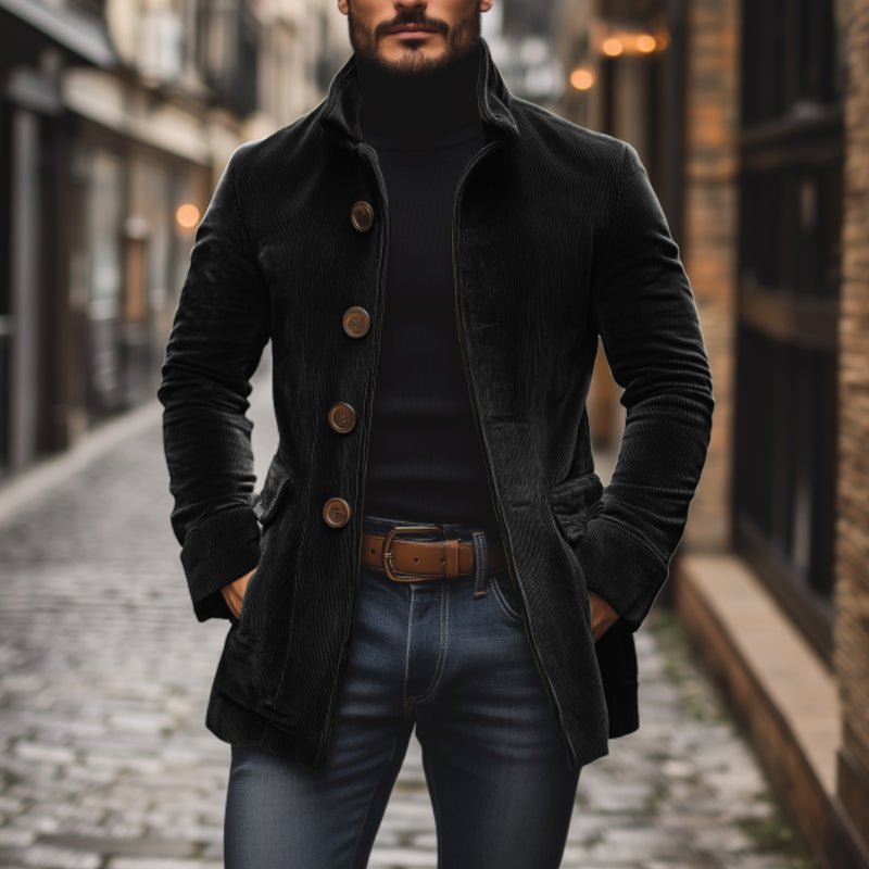 NOAH | Jacket with stand collar - Liora Melbourne