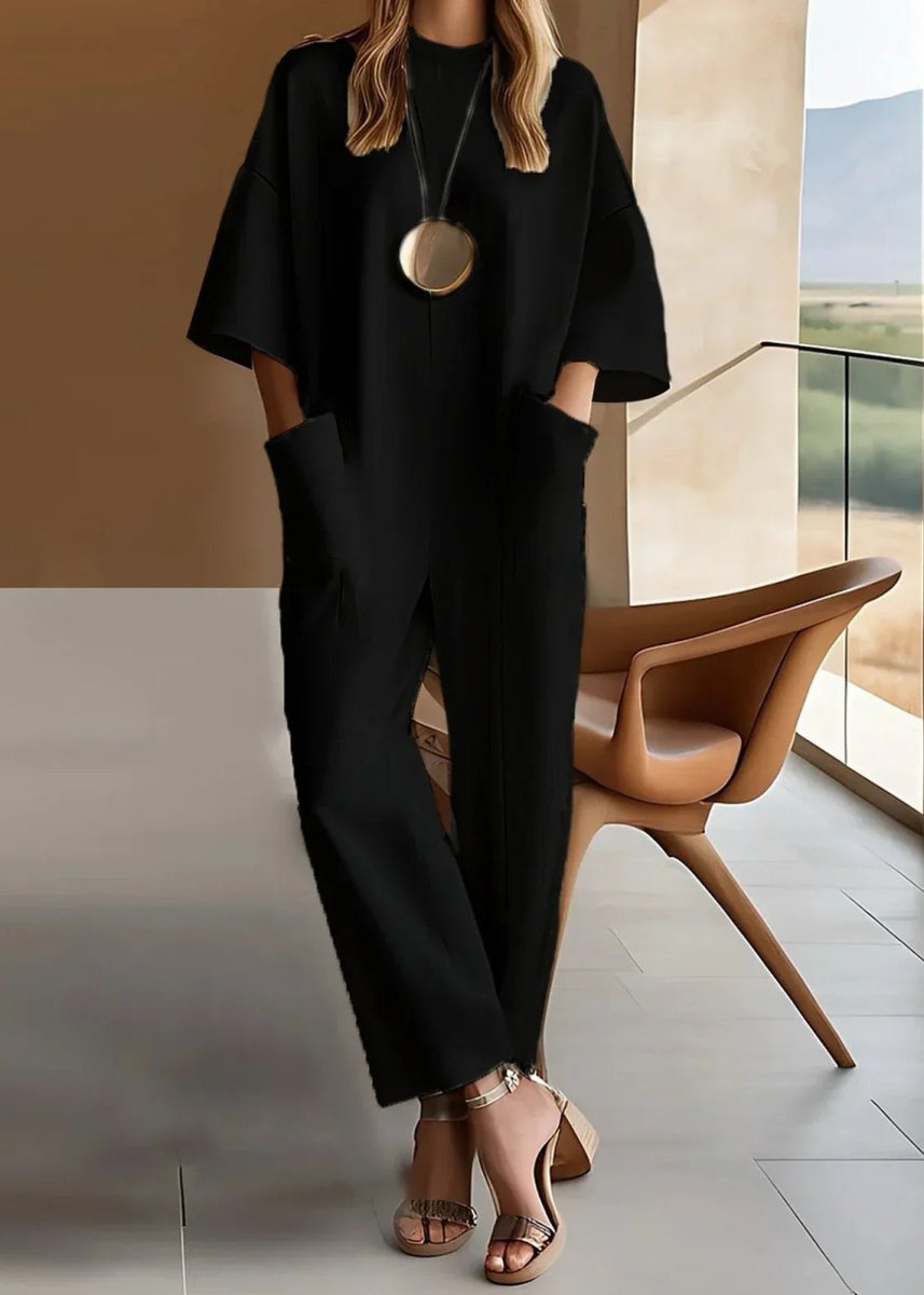 EMMY | Jumpsuit with straight-leg trousers - Liora Melbourne