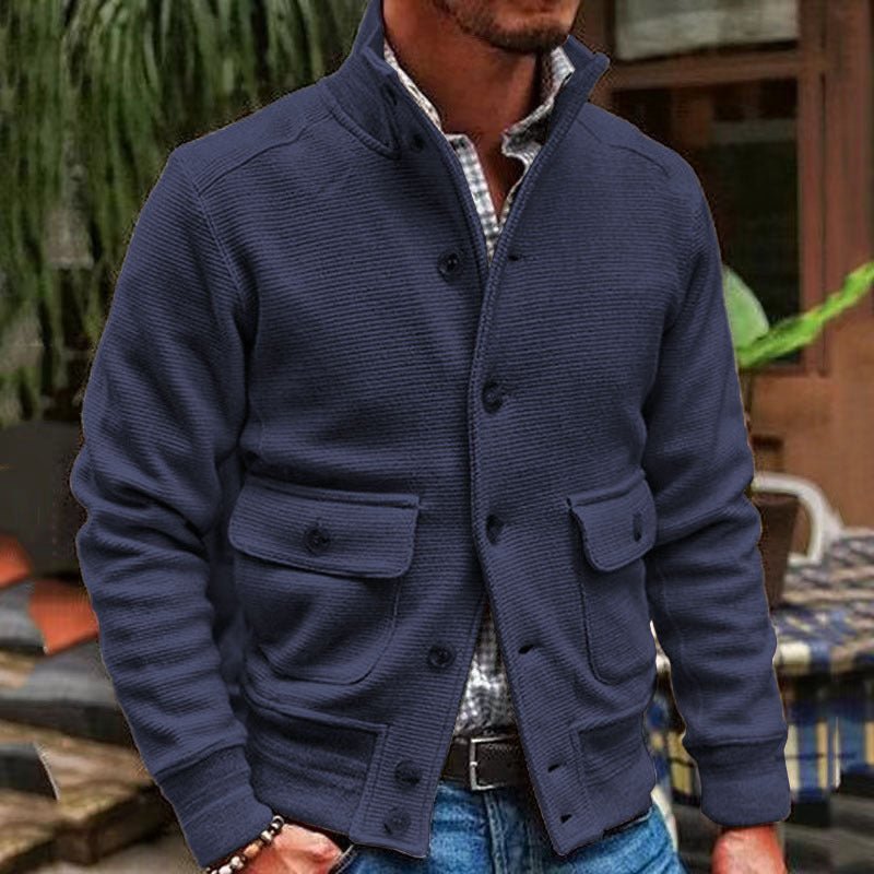 EVAN | Jacket with stand collar - Liora Melbourne
