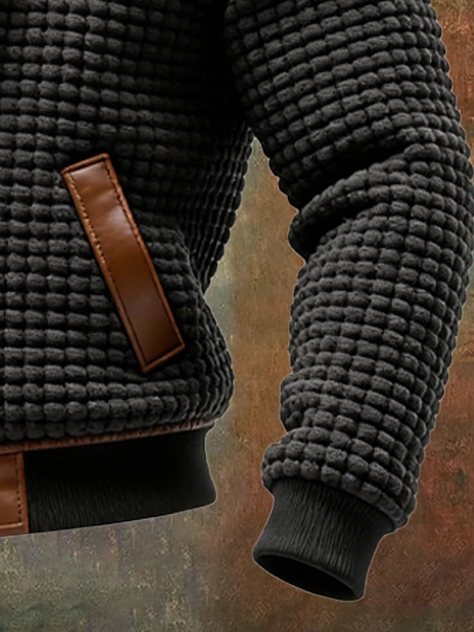 TORVIJAN | Hooded jacket with structured texture - Liora Melbourne