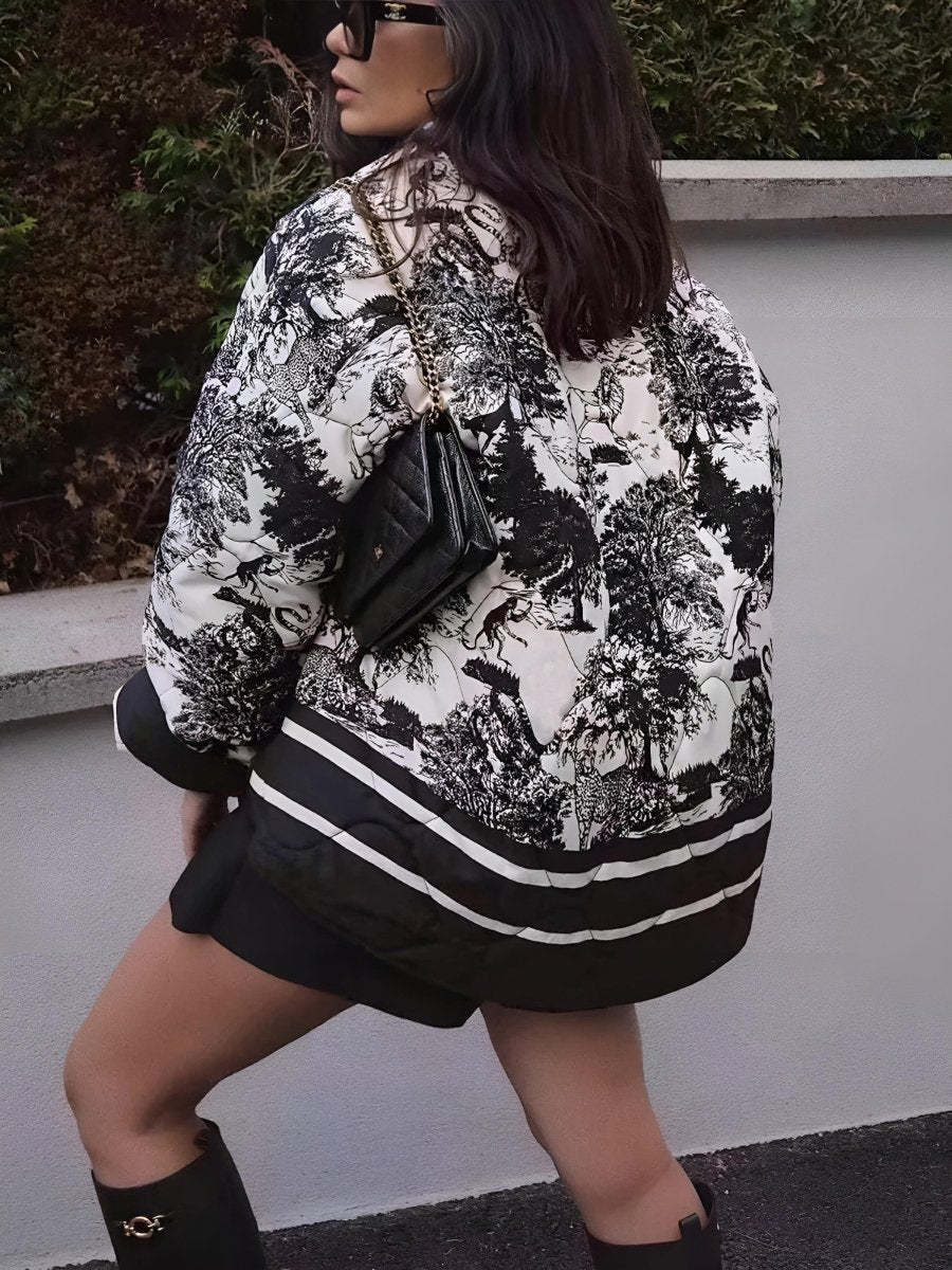 SIENNA | Jacket with all-over print - Liora Melbourne