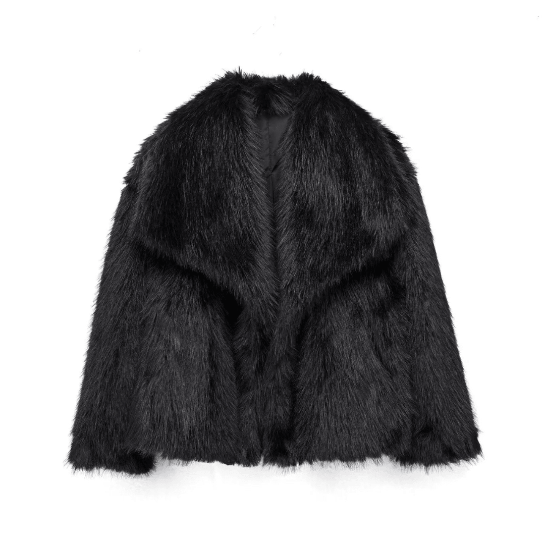 FREYA | Faux fur coat with hood - Liora Melbourne