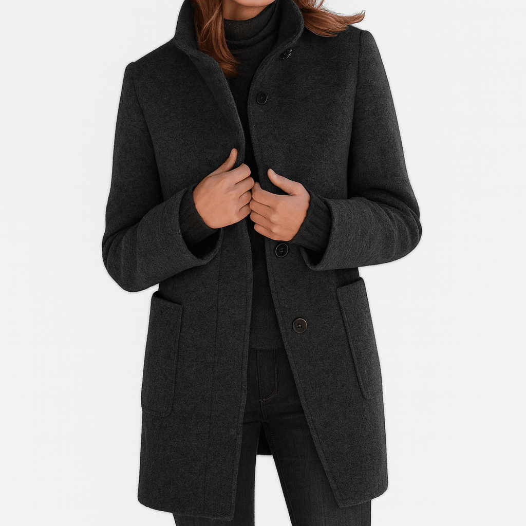 ADELE | Jacket with high collar - Liora Melbourne