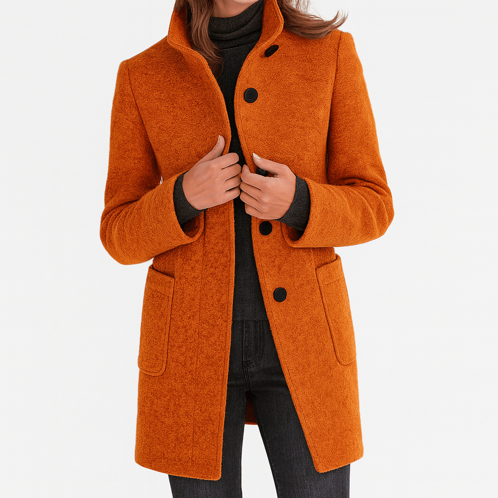 HARPER | Women's coat with high collar - Liora Melbourne