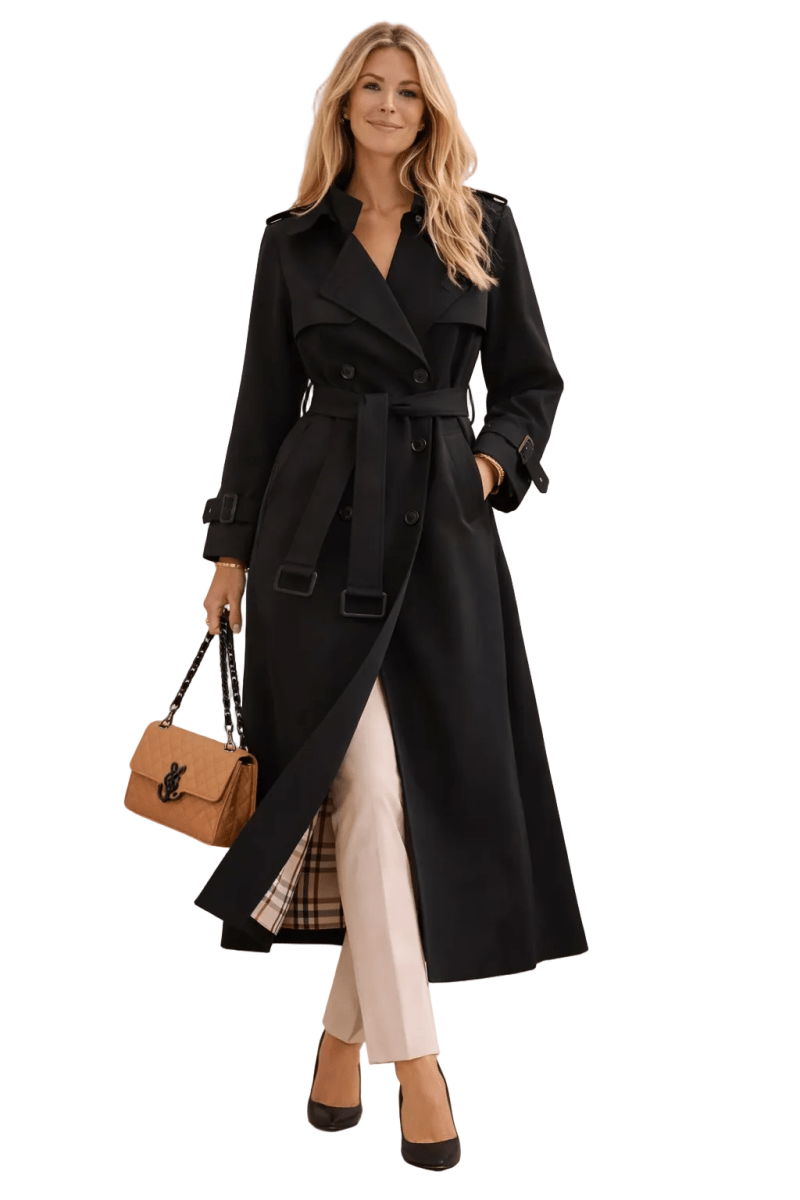 HARPER | Trench coat with structured cut - Liora Melbourne