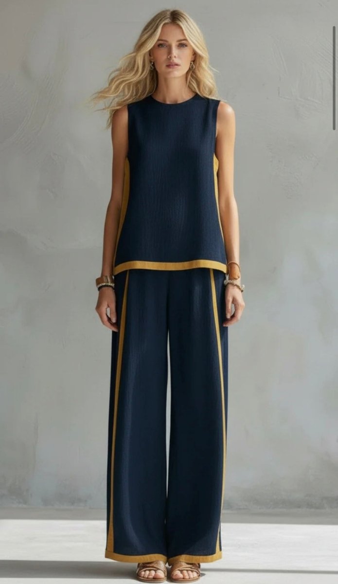 SHANIA | Set with wide-leg trousers - Liora Melbourne