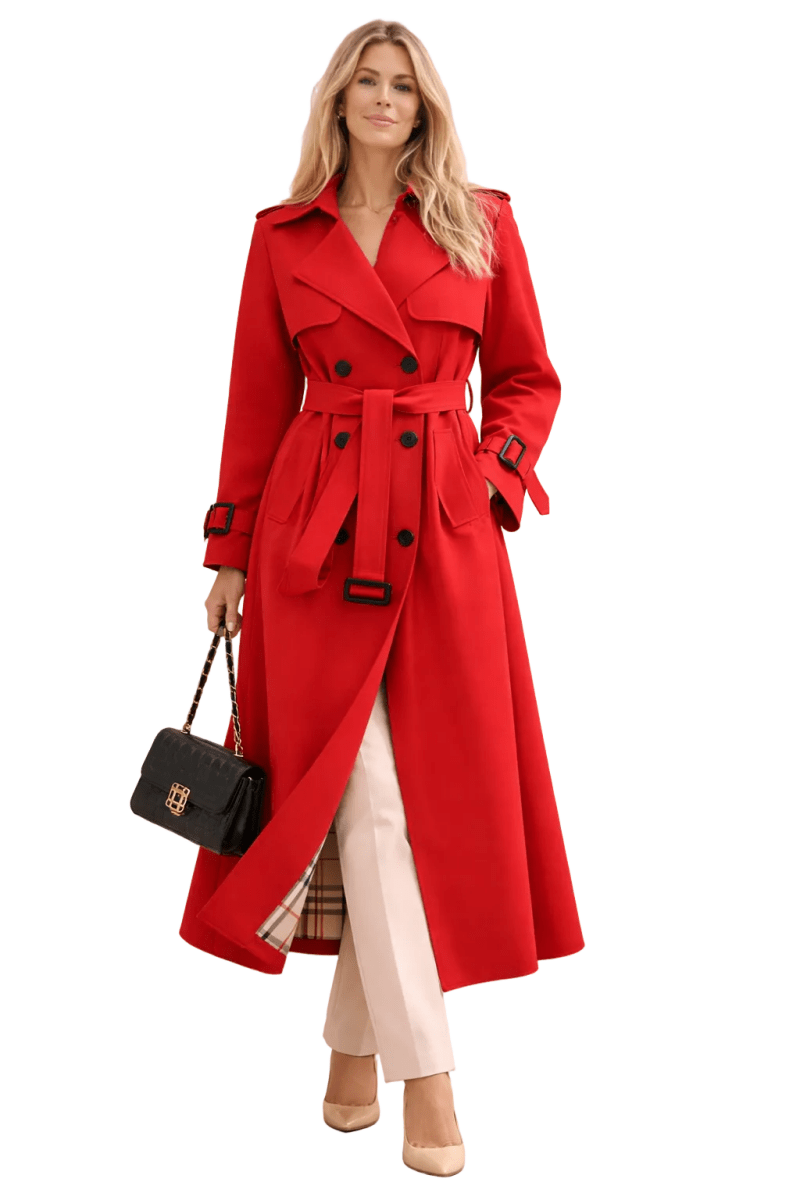 HARPER | Trench coat with structured cut - Liora Melbourne