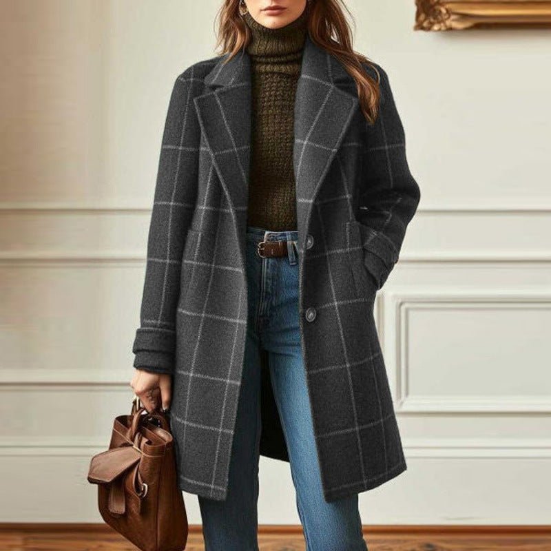HARPER | Jacket with check pattern - Liora Melbourne