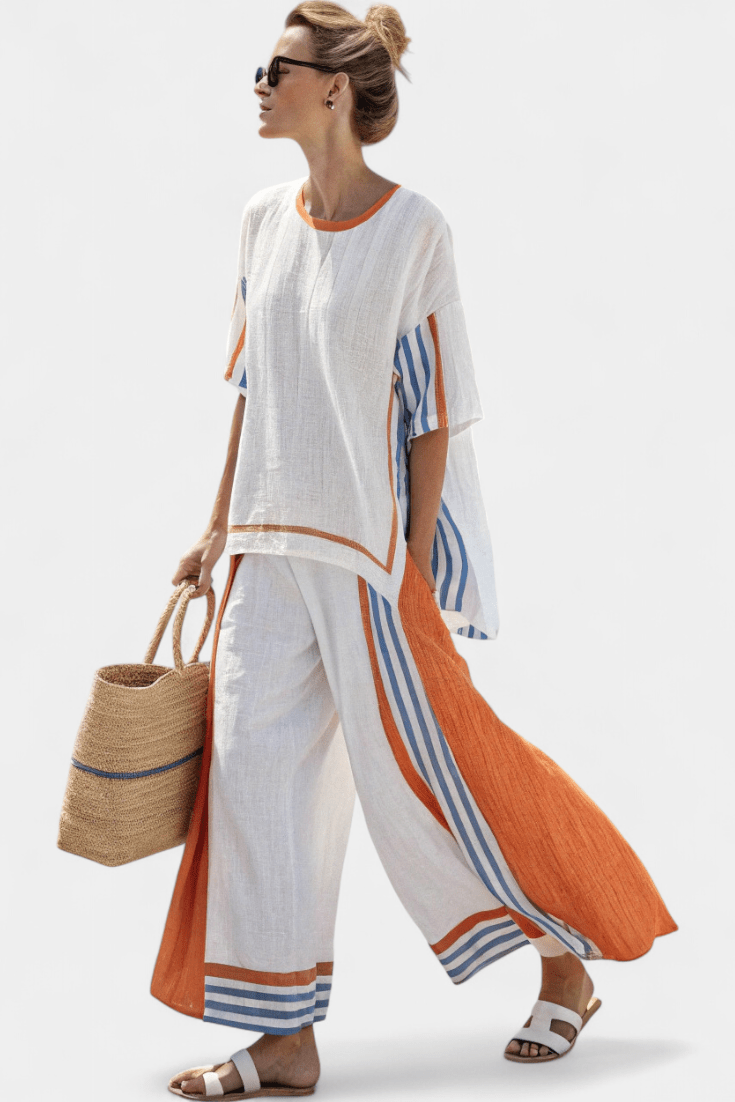 ALODIA | Set with wide-leg pants - Liora Melbourne