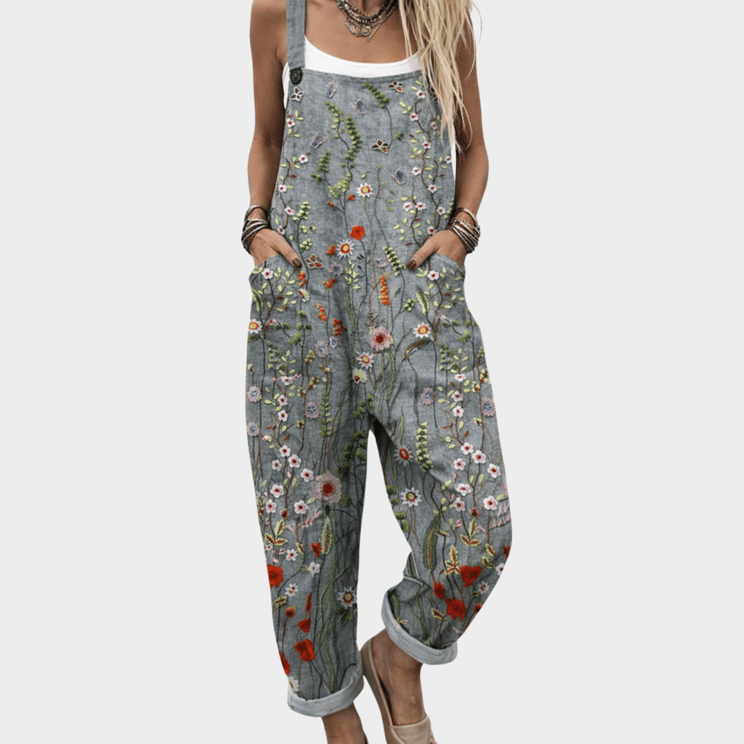 DARCY | Overalls with floral print - Liora Melbourne
