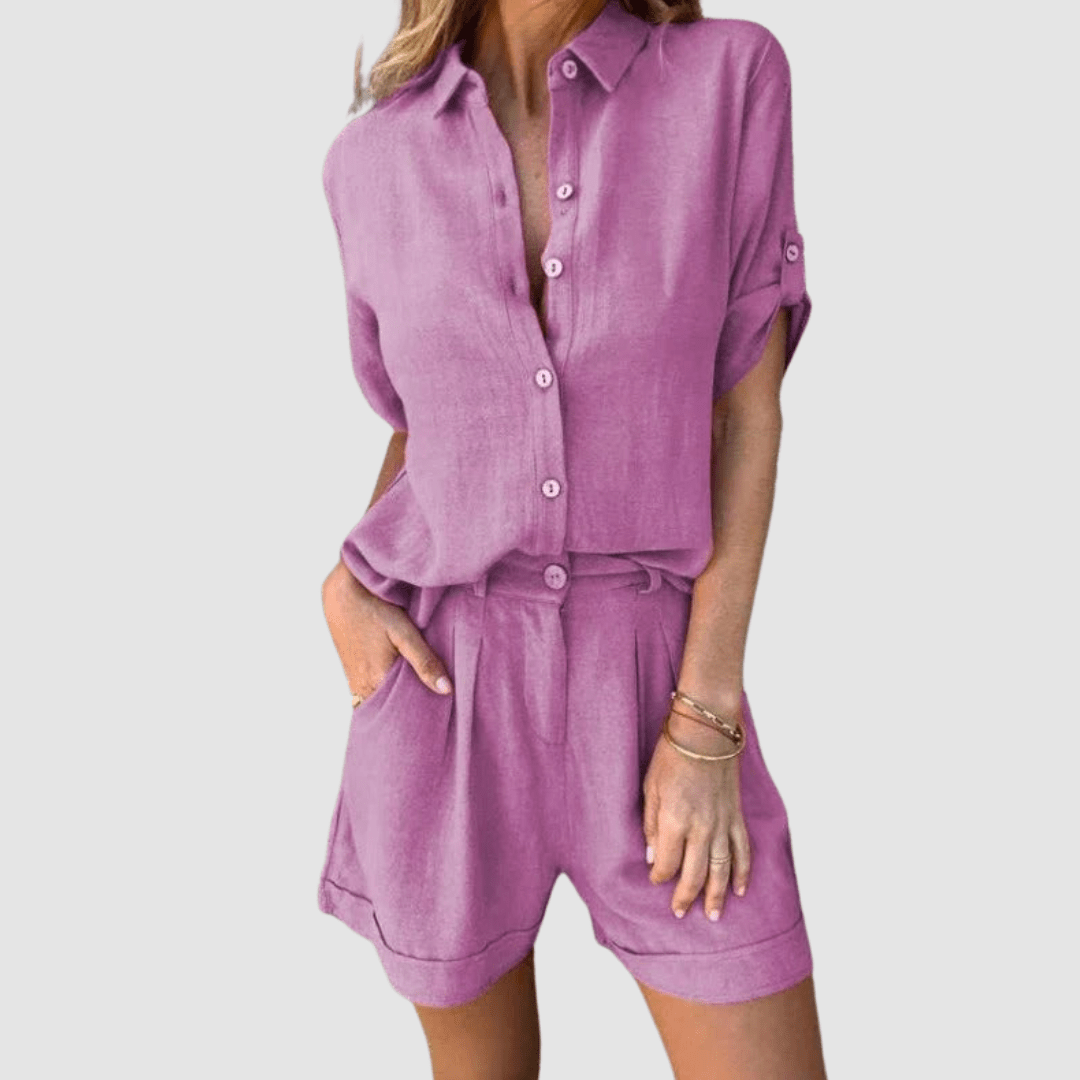 ALBA | Set with wide-leg pants - Liora Melbourne