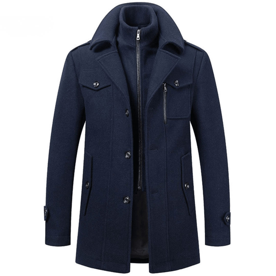 ARTHUR | Winter coat with button-zip closure - Liora Melbourne