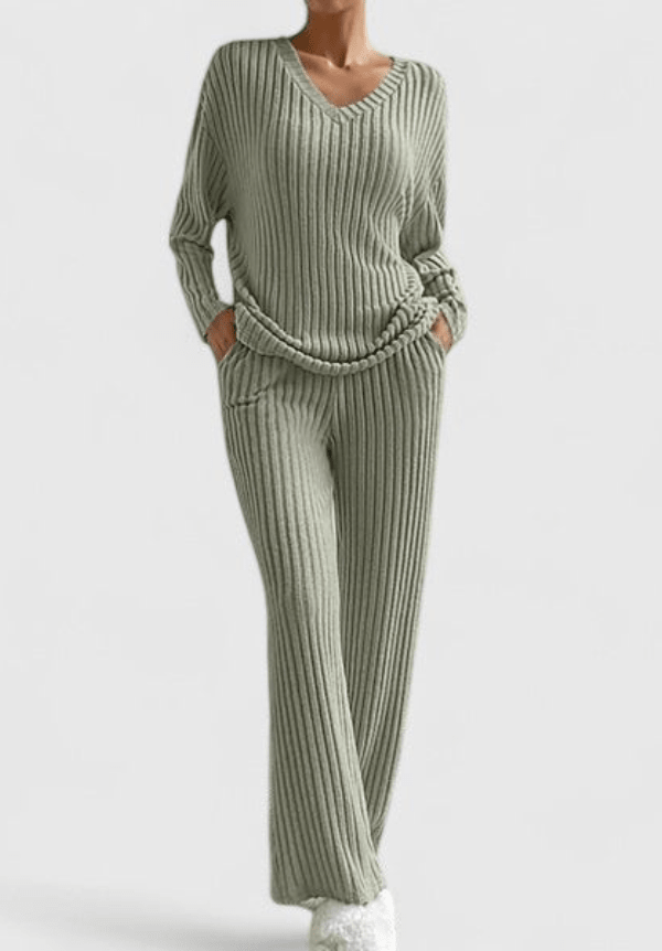 ANGELINE | Set with wide-leg pants - Liora Melbourne