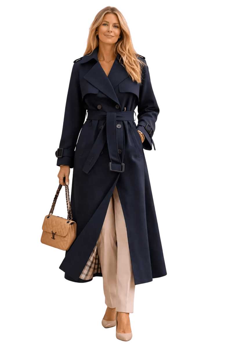HARPER | Trench coat with structured cut - Liora Melbourne