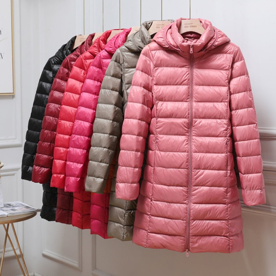 QUINN | Ultralight down jacket with quilted finish - Liora Melbourne