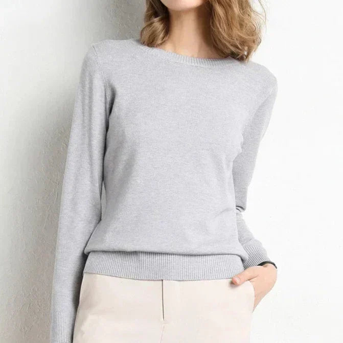 IMOGEN | Fine-knit wool jumper - Liora Melbourne
