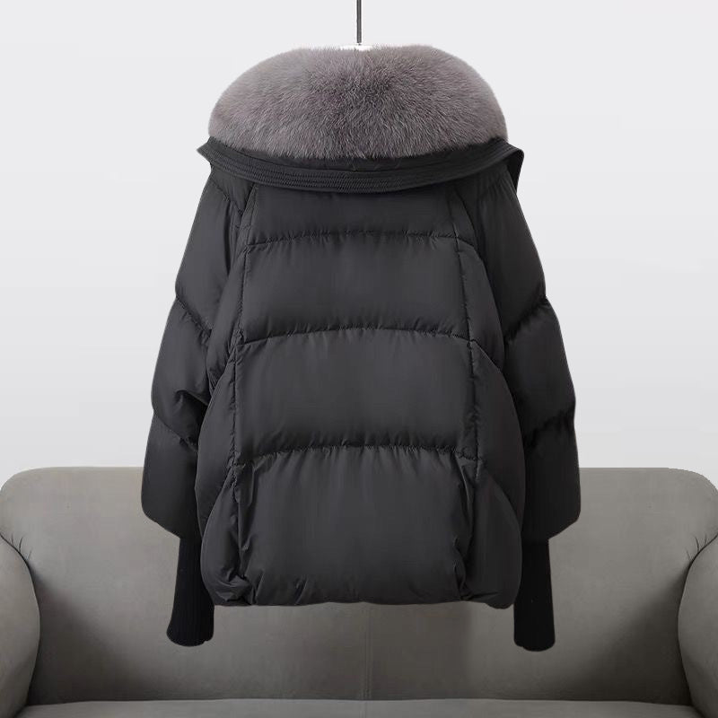 EVIE | Winter puffer coat with fur collar - Liora Melbourne