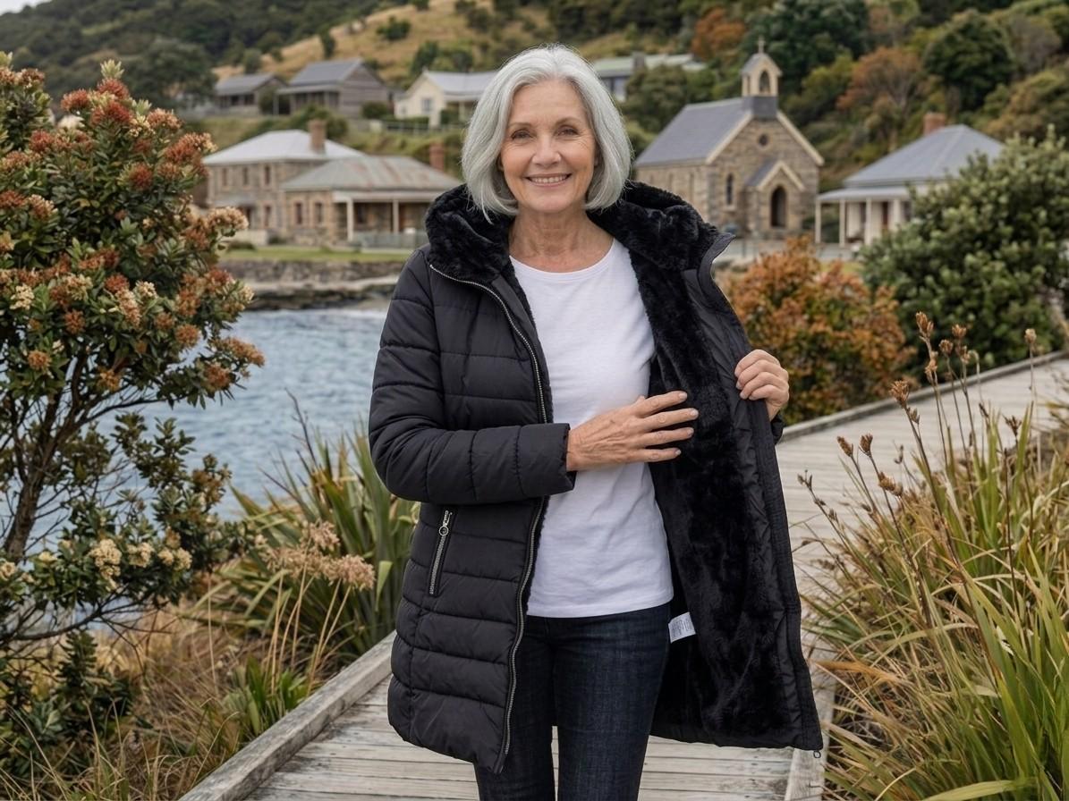 OLIVIA | Winter coat with quilted shell - Liora Melbourne