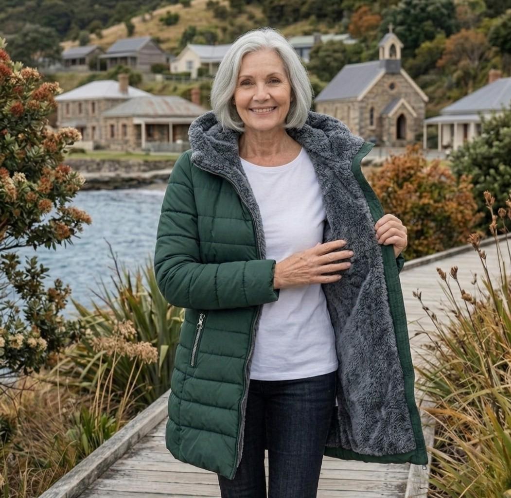 OLIVIA | Winter coat with quilted shell - Liora Melbourne