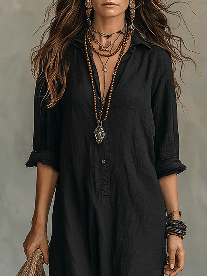 ALESSIA | Maxi dress with button detailing - Liora Melbourne