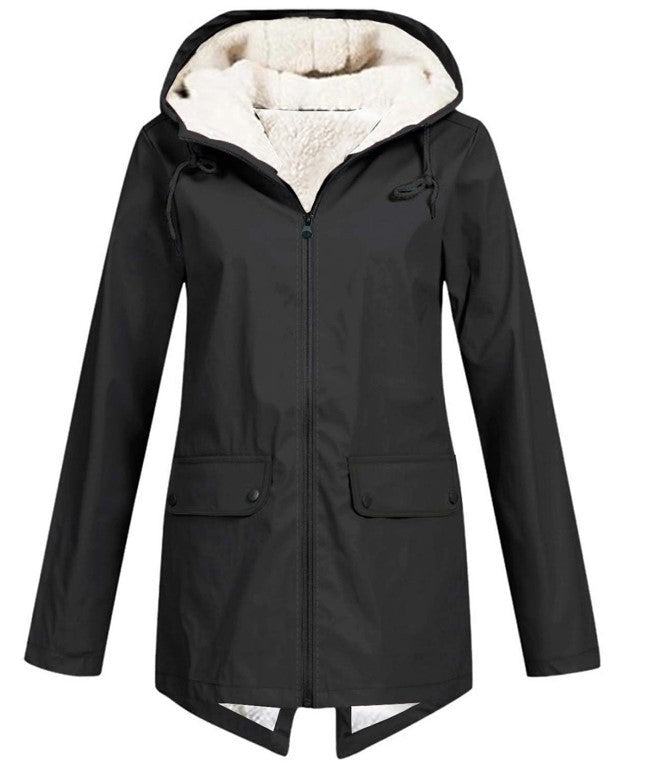 HARPER | Hooded jacket with fleece lining - Liora Melbourne