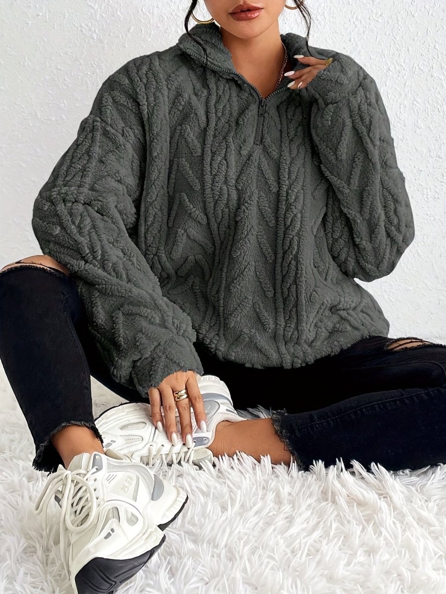 ALEXIS | Fleece jumper with relaxed fit - Liora Melbourne