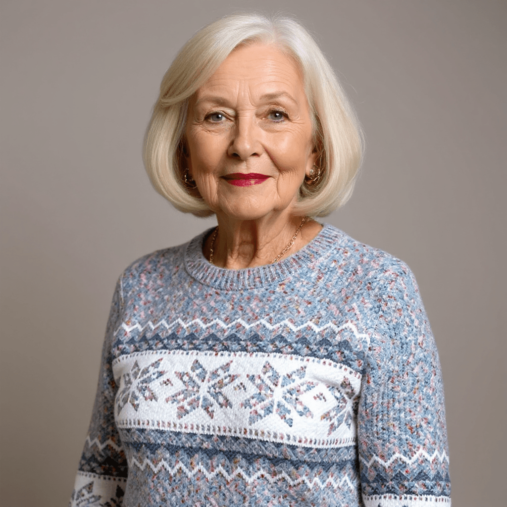 MELANIE | Icelandic knit jumper with patterned design - Liora Melbourne