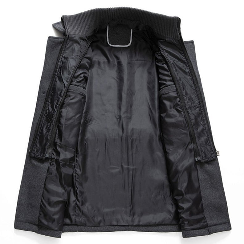 ARTHUR | Winter coat with button-zip closure - Liora Melbourne